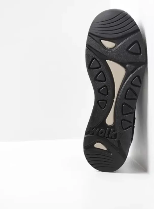 Wandelschoenen|Sneakers|Wolky Sappho blauw combi leer