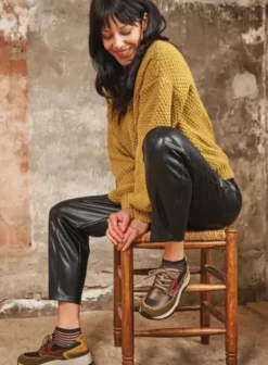 Wandelschoenen|Sneakers|Wolky Sappho donker taupe combi leer