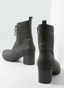 Biker boots|Wolky Sarah donkerbruin nubuck