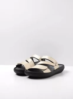 Slippers|Voorjaar/zomer|Wolky Sense goud leer