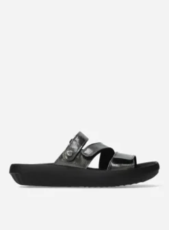 Slippers|Voorjaar/zomer|Wolky Sense Vegan grijsgroen vegan lak