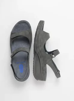 Sandalen|Wolky Shallow grijs nubuck