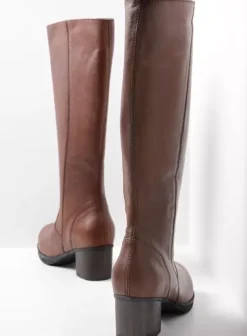 Laarzen|Wolky Sharon cognac leer