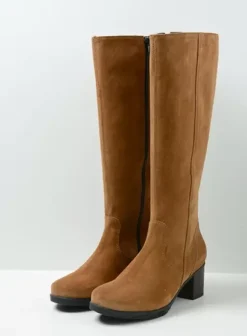 Laarzen|Wolky Sharon cognac suede