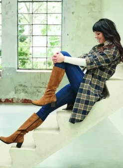 Laarzen|Wolky Sharon cognac suede