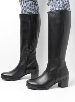 Laarzen|Wolky Sharon zwart leer