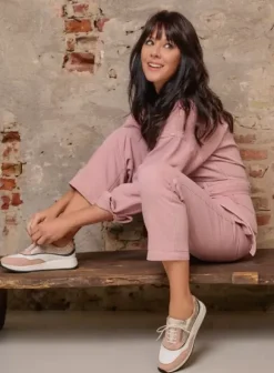 Veterschoenen|Voorjaar/zomer|Wolky Sprint gebroken wit/nude combi leer