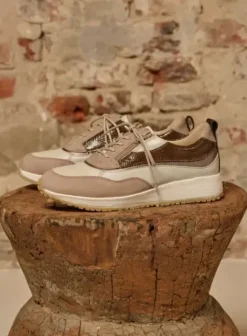 Sneakers|Veterschoenen|Wolky Sprint safari combi leer