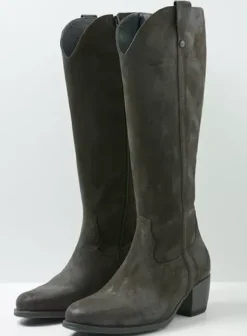 Laarzen|Wolky Sundown donkerbruin suede