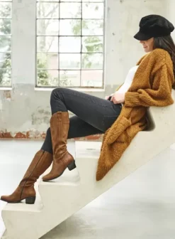 Laarzen|Wolky Sundown cognac suede