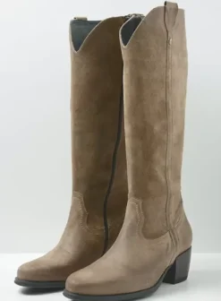 Laarzen|Wolky Sundown taupe suede