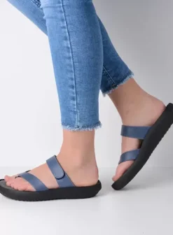 Slippers|Voorjaar/zomer|Wolky Tahiti jeans leer