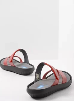 Slippers|Voorjaar/zomer|Wolky Tahiti rood leer