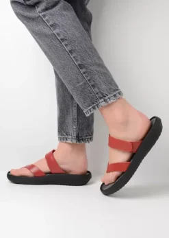 Slippers|Voorjaar/zomer|Wolky Tahiti rood leer