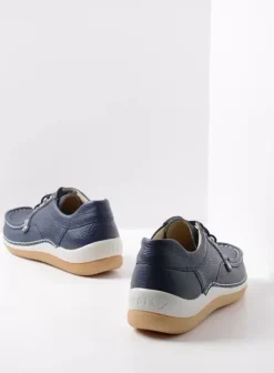 Sneakers|Veterschoenen|Wolky Taranta blauw leer