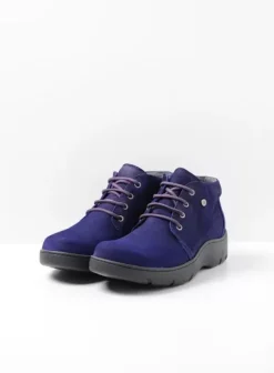 Volle voeten|Veterschoenen|Wolky Tarda XW-WR paars nubuck