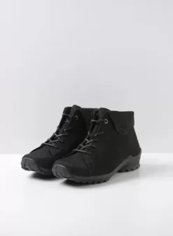 Veterschoenen|Wolky Teton zwart nubuck