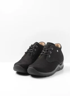 Diabetes|Wandelschoenen|Wolky Truth DB zwart nubuck