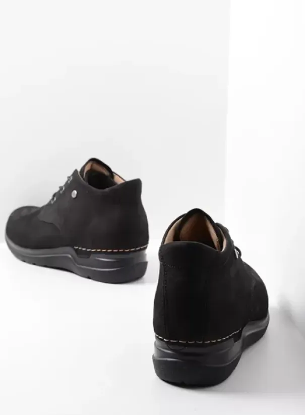 Diabetes|Wandelschoenen|Wolky Truth DB zwart nubuck