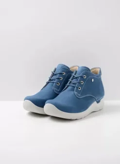 Hallux Valgus|Wandelschoenen|Wolky Truth HV atlantisch blauw nubuck