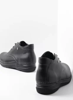 Hallux Valgus|Wandelschoenen|Wolky Truth HV zwart leer