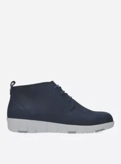Hallux Valgus|Veterschoenen|Wolky Vida HV blauw zomer nubuck