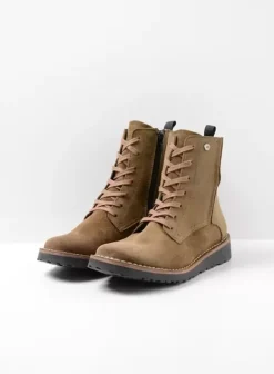 Laarzen|Wolky Wagga Wagga donker taupe suede