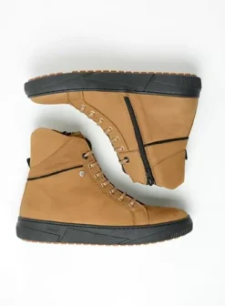 Veterschoenen|Wolky Wheel camel nubuck