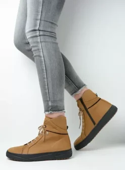 Veterschoenen|Wolky Wheel camel nubuck