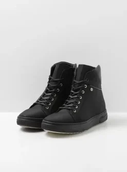 Veterschoenen|Wolky Wheel Vegan zwart nylon