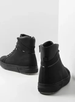 Veterschoenen|Wolky Wheel Vegan zwart nylon