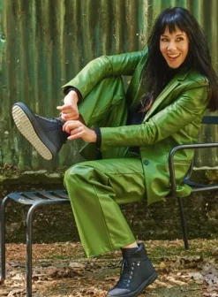 Veterschoenen|Wolky Wheel Vegan zwart nylon