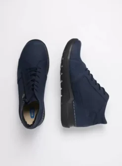 Hielspoor|Wandelschoenen|Wolky Why blauw nubuck