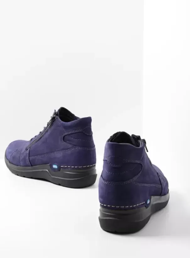 Hielspoor|Wandelschoenen|Wolky Why paars nubuck