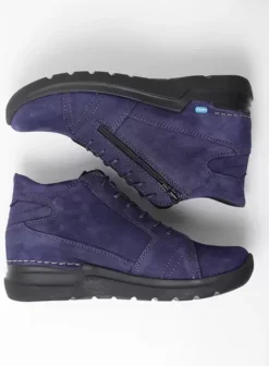 Hielspoor|Wandelschoenen|Wolky Why paars nubuck