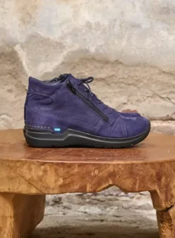 Hielspoor|Wandelschoenen|Wolky Why paars nubuck