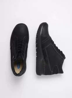 Hielspoor|Wandelschoenen|Wolky Why zwart nubuck