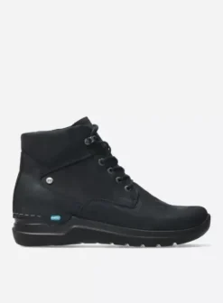 Hielspoor|Wandelschoenen|Wolky Whynot blauw nubuck