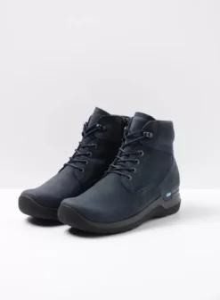 Hallux Valgus|Wandelschoenen|Wolky Whynot HV blauw nubuck