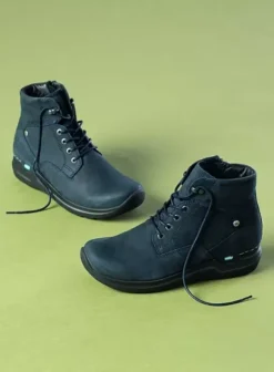 Hallux Valgus|Wandelschoenen|Wolky Whynot HV blauw nubuck