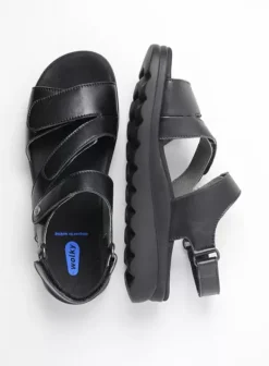 Sandalen|Voorjaar/zomer|Wolky Yard zwart leer