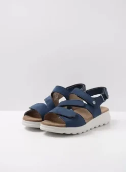 Sandalen|Voorjaar/zomer|Wolky Yard denim nubuck