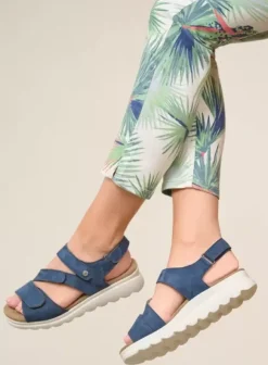 Sandalen|Voorjaar/zomer|Wolky Yard denim nubuck