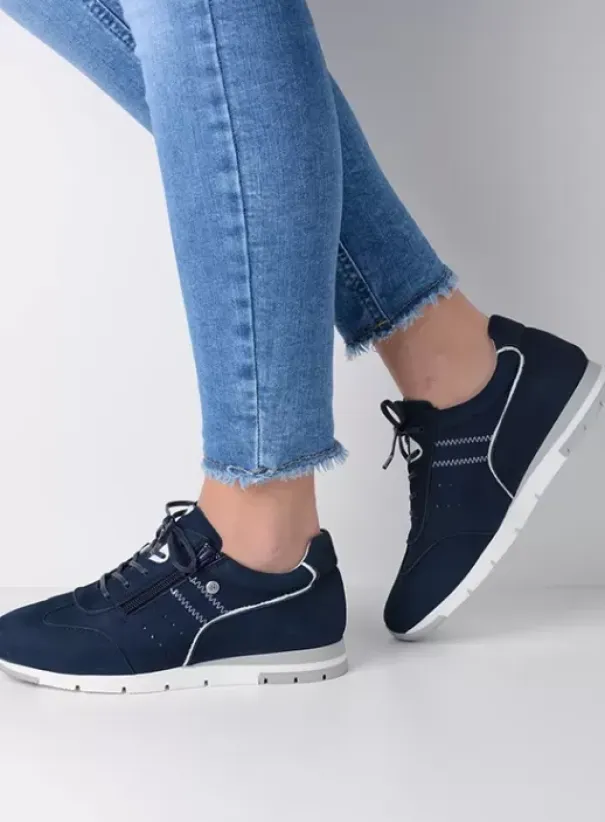 Volle voeten|Sneakers|Wolky Yell XW denim nubuck