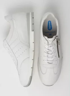 Volle voeten|Sneakers|Wolky Yell XW wit leer