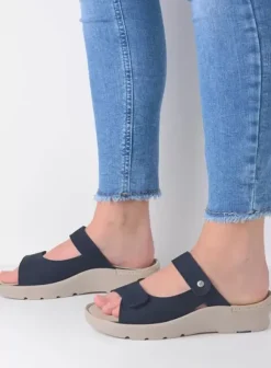 Slippers|Voorjaar/zomer|Wolky Zaandam denim nubuck