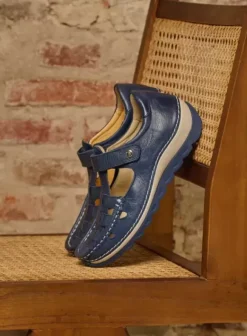 Voorjaar/zomer|Wolky Zambezi blauw leer