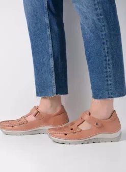 Voorjaar/zomer|Wolky Zambezi oud roze leer