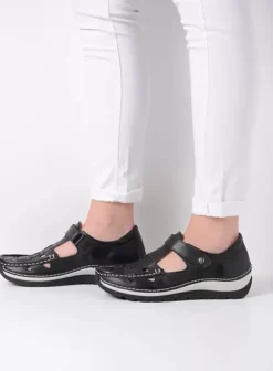 Voorjaar/zomer|Wolky Zambezi zwart leer